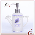 Fashionable ceramic bathroom accessory soap dispenser